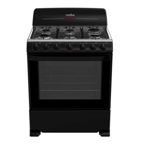 Estufa Mabe Negra 6 quemadores